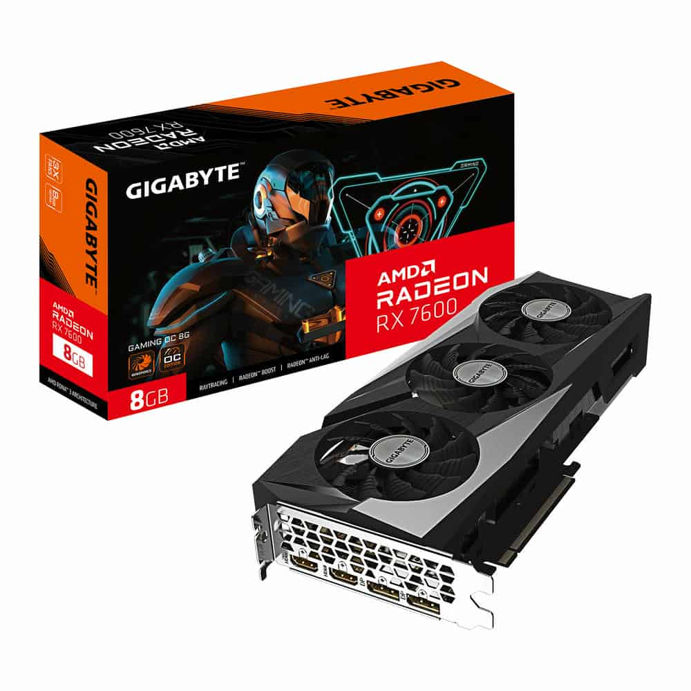 Gigabyte AMD Radeon RX 7600 GAMING OC 8GB Graphics Card